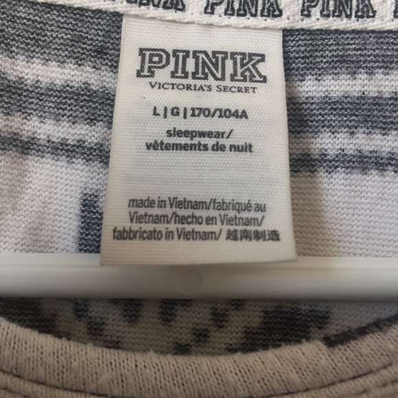 PINK Long Sleeve Sleepwear Top - Picture 3 of 3